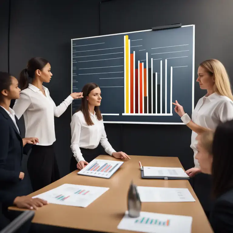 Visual representation of "drag down" - To make someone or something be less successful or effective
