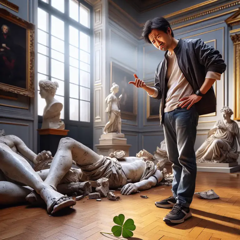 Visual representation of "iconoclasm" - The rejection or questioning of icons, images, and traditional belief systems.