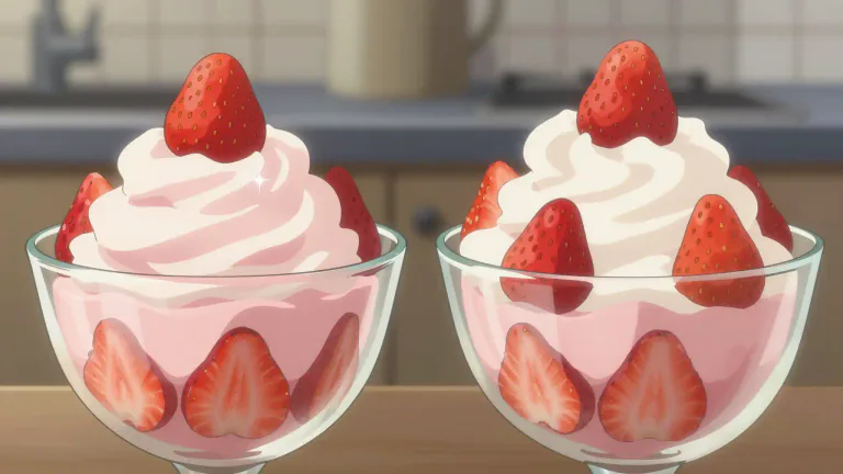 Visual representation of "mousse" - A type of dessert that is light and fluffy and made with whipped cream or egg whites and flavor, such as chocolate or fruit.