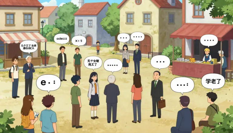 Visual representation of "sociolinguistics" - The study of the relationship between language and social factors, such as cultural norms, expectations, and context.