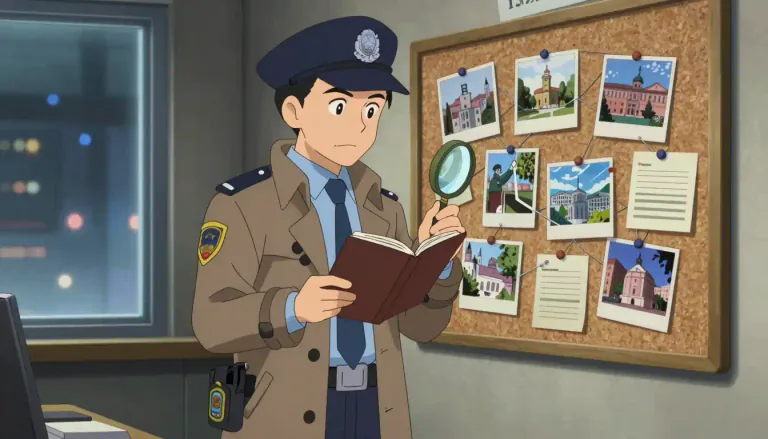 Visual representation of "cid" - A short name for a police detective