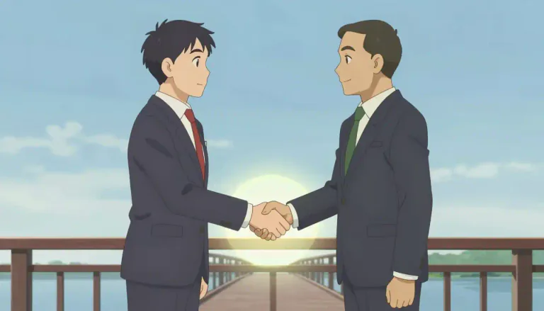 Visual representation of "entente" - An agreement or understanding between two or more parties, often used in reference to diplomatic relations.