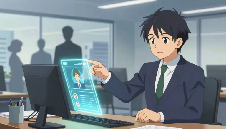 Visual representation of "headhunter" - A person or business that actively seeks out individuals for job opportunities, typically in specialized fields.
