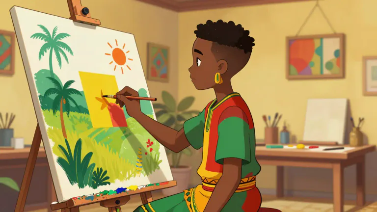 Visual representation of "cameroonian" - Relating to oneself or anything coming from Cameroon.