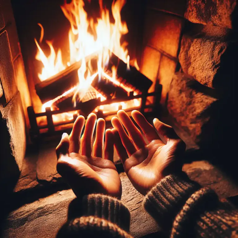 Visual representation of "warm" - To make or become warm