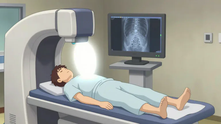 Visual representation of "radiopaque" - A material that does not allow X-rays or other forms of radiation to pass through it.