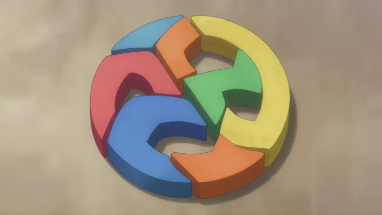 Visual representation of "triplex" - The term can also be used more generally to refer to anything composed of three parts.