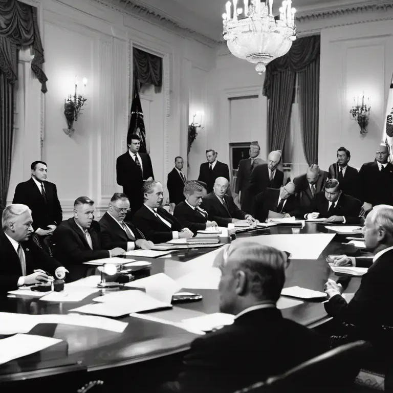 Visual representation of "council" - A group of people that give advice to someone in power
