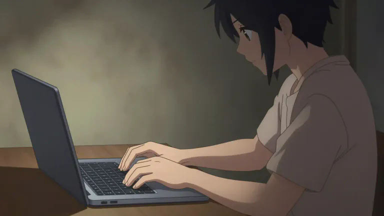 Visual representation of "lurk" - To read discussions on the internet without contributing or making yourself known