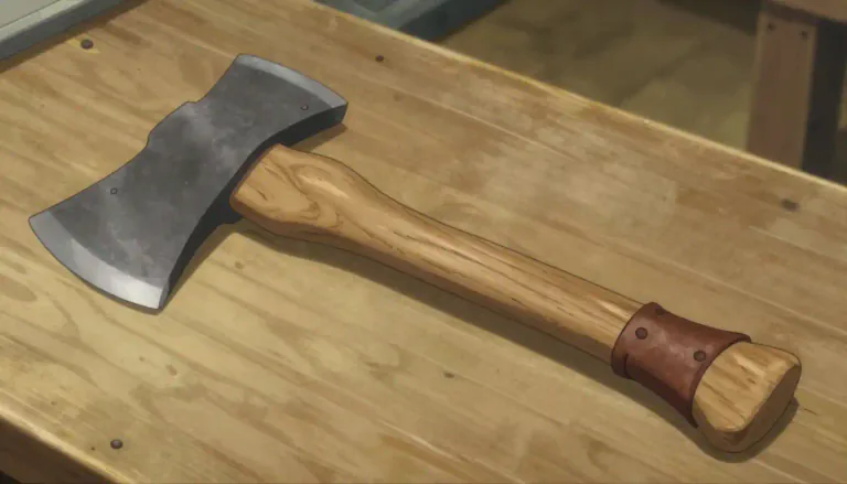 Visual representation of "haft" - The handle of a tool or weapon