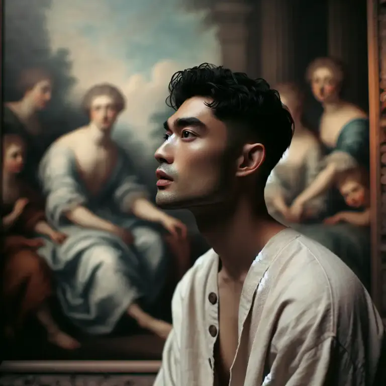 Visual representation of "dreaminess" - The state of being lost in thought or thinking of something as if it were real.