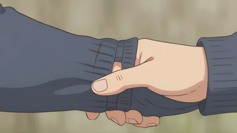 Visual representation of "thumbhole" - A hole in clothing, particularly in sleeves, that allows the thumb to pass through.