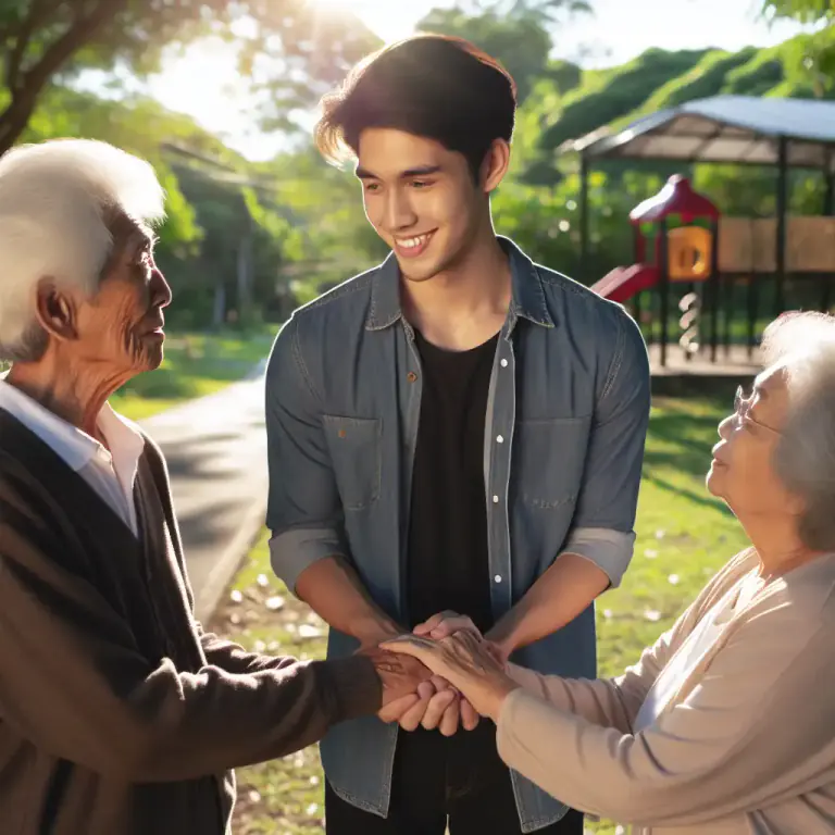 Visual representation of "honour" - To respect or admire someone.