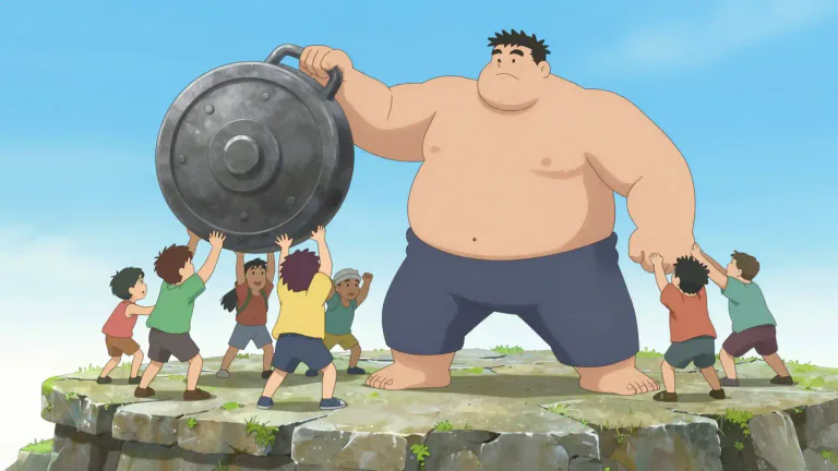 Visual representation of "heavyweight" - A person or thing that is very heavy or weighs a lot.