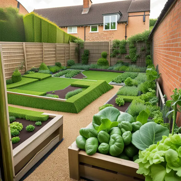 Visual representation of "kale" - An old British term for a kitchen garden.