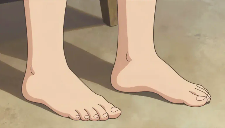 Visual representation of "flatfoot" - A person whose feet have little or no arch.