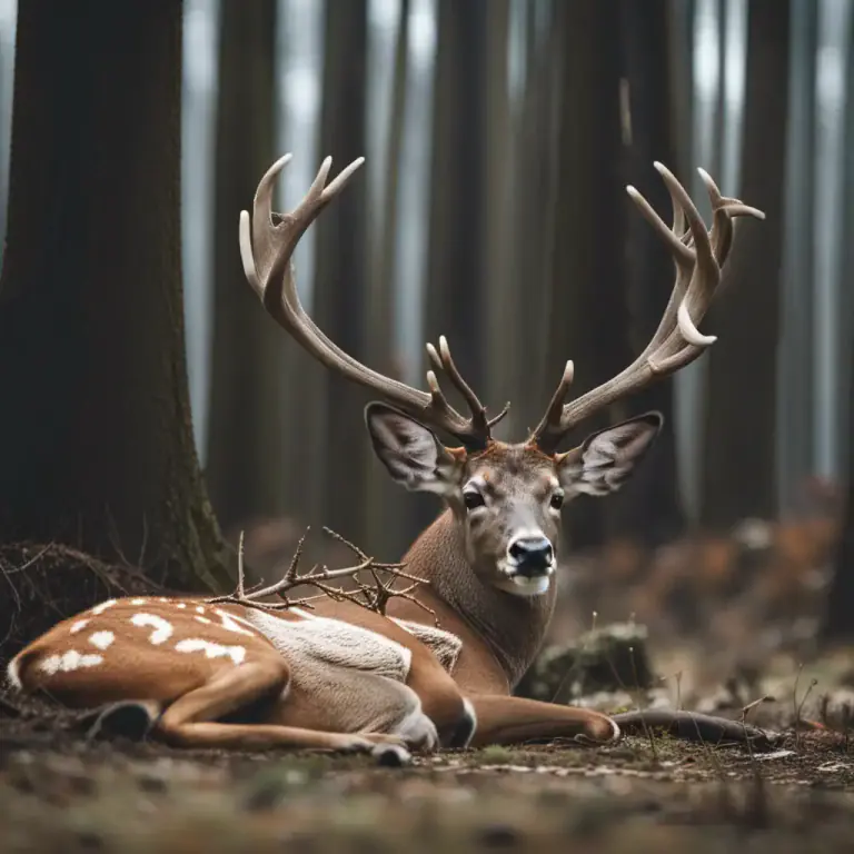 Visual representation of "hart" - A unit of measurement in deer hunting
