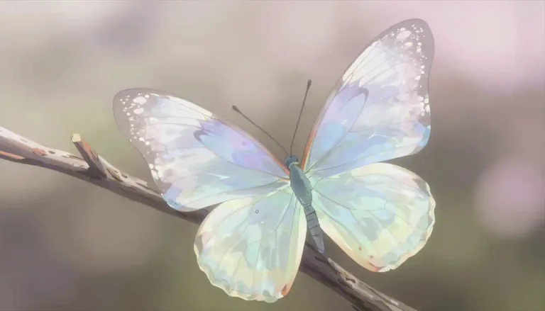 Visual representation of "gossamer" - Something very light, thin, and insubstantial or delicate