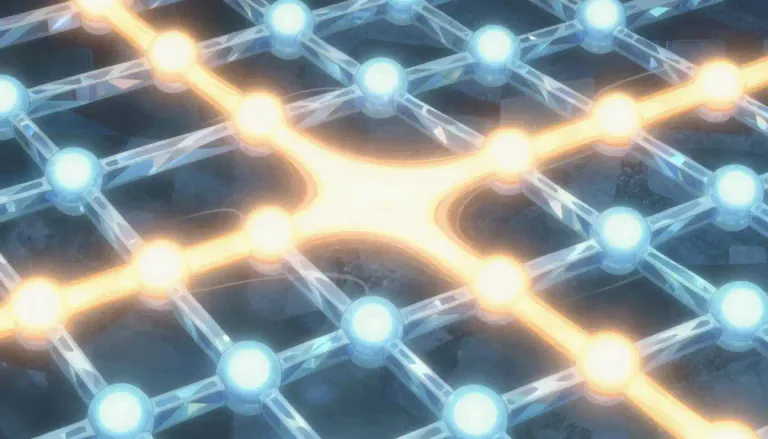 Visual representation of "phonon" - A phonon is a quantized sound wave or a unit of vibrational energy within a solid material.