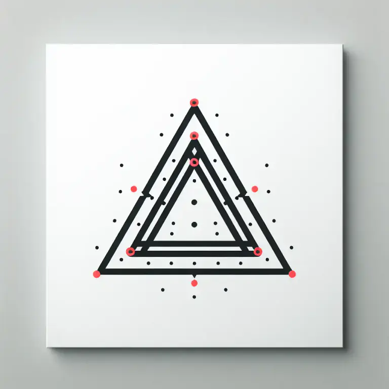Visual representation of "vertex" - In geometry, the point where two or more lines or edges meet.