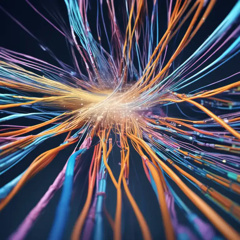 Visual representation of "cargo" - The information transmitted over a network, for example Internet.