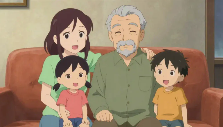 Visual representation of "granddad" - A person's father’s or mother’s father.