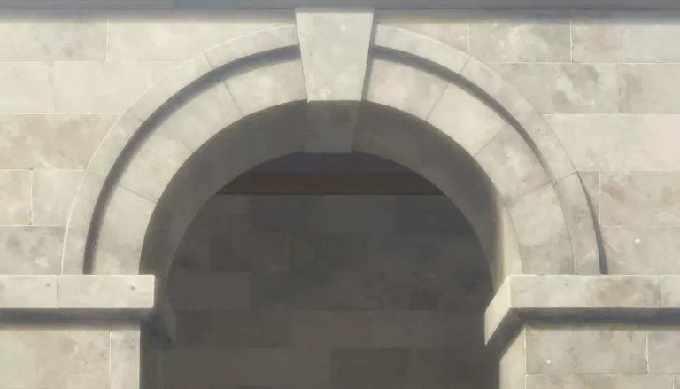 Visual representation of "ogee" - An ogee is a curve with a double curvature, resembling a shape that expands outward and then curves back in, frequently used in architecture and design.