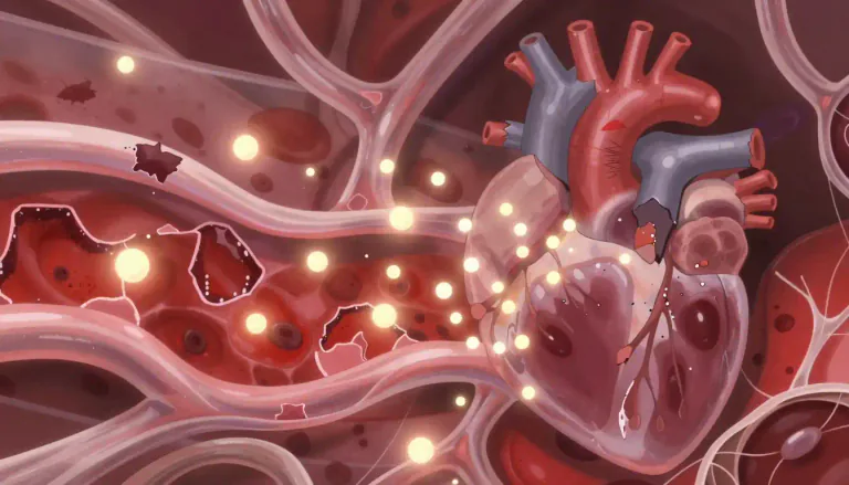 Visual representation of "homocysteine" - Homocysteine is an amino acid in the blood, produced when the body breaks down proteins. Elevated levels are associated with a higher risk of heart disease.
