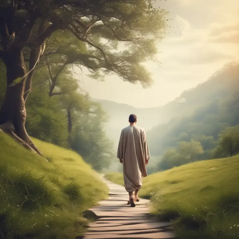 Visual representation of "buddhism" - A path of practice and spiritual development leading to understanding of the true nature of reality.