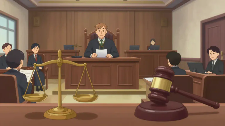 Visual representation of "judicial" - Related to the courts or judges or the administration of justice