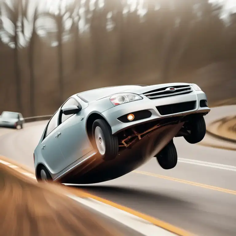 Visual representation of "flip over" - To move suddenly to a different position, especially by turning over
