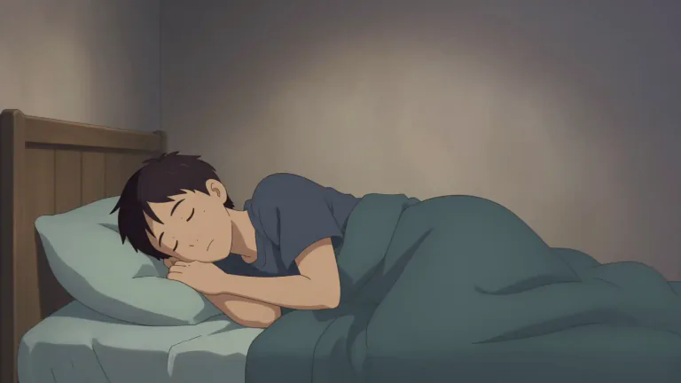 Visual representation of "dreamless" - Having no dreams during sleep.