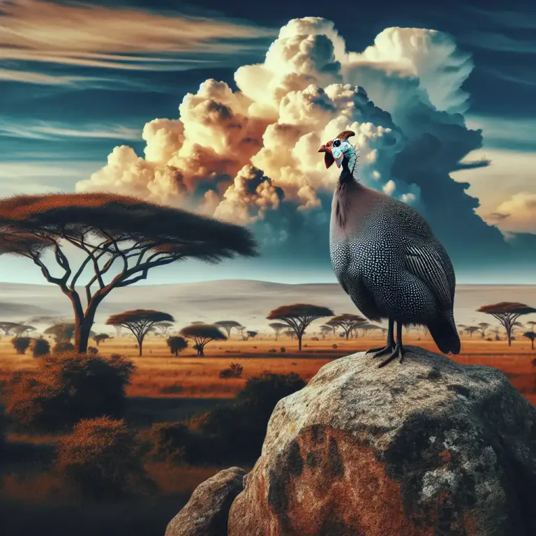 Visual representation of "helmeted" - Describing a bird or animal that has a distinct pattern on its head that looks like a helmet.