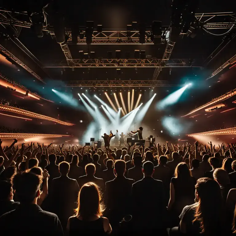 Visual representation of "pack out" - Fill a place to its maximum capacity