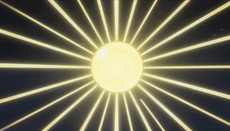 Visual representation of "radial" - Coming out from a central point like rays