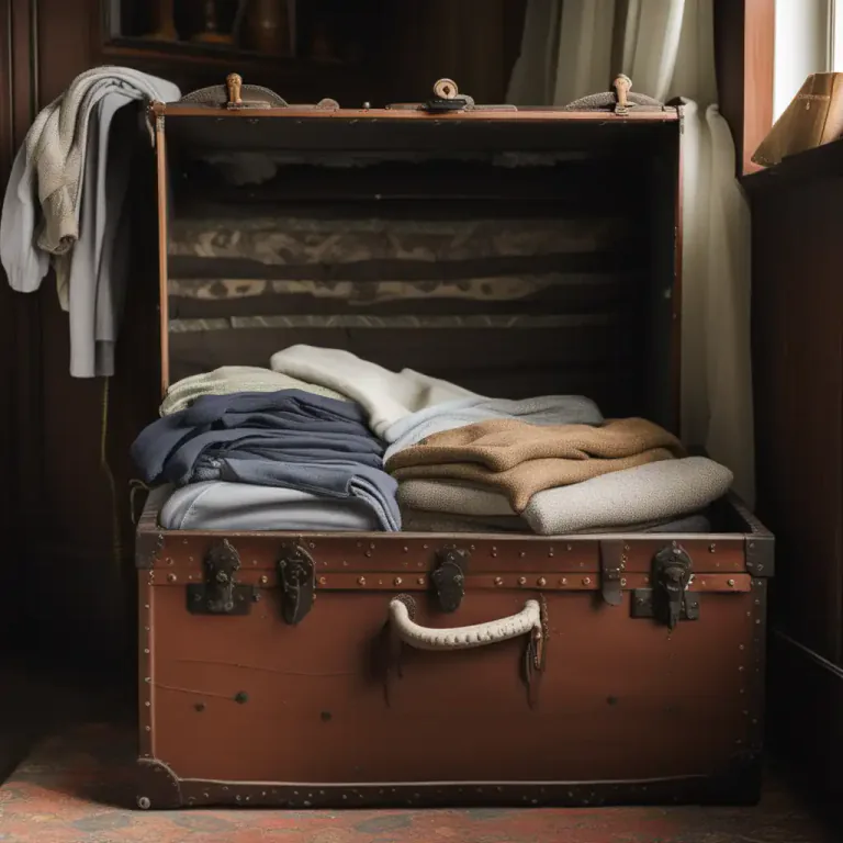 Visual representation of "steamer" - A type of chest or trunk, traditionally used for travel