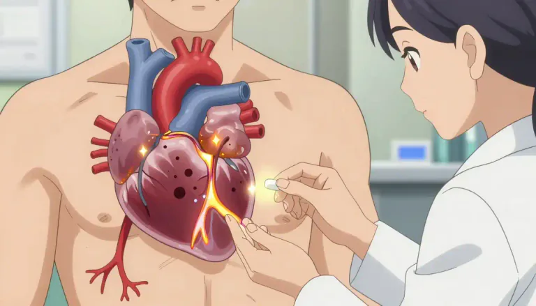 Visual representation of "dipyridamole" - Dipyridamole is a medication used to prevent blood clots after heart surgery or to treat specific heart conditions by improving blood flow.