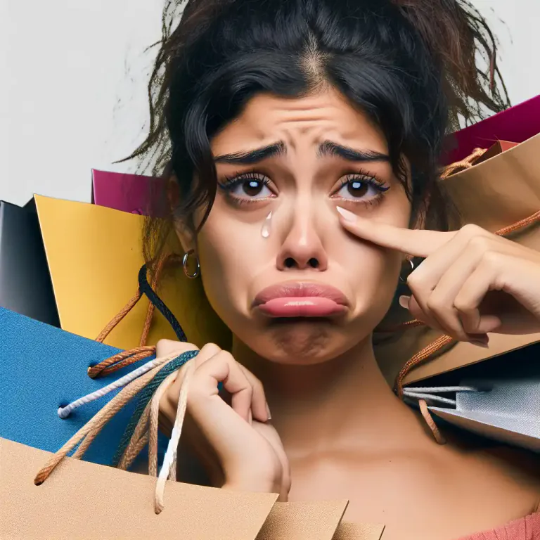 Visual representation of "boohoo" - Act of crying, specifically a demonstrative, typically insincere display of sorrow