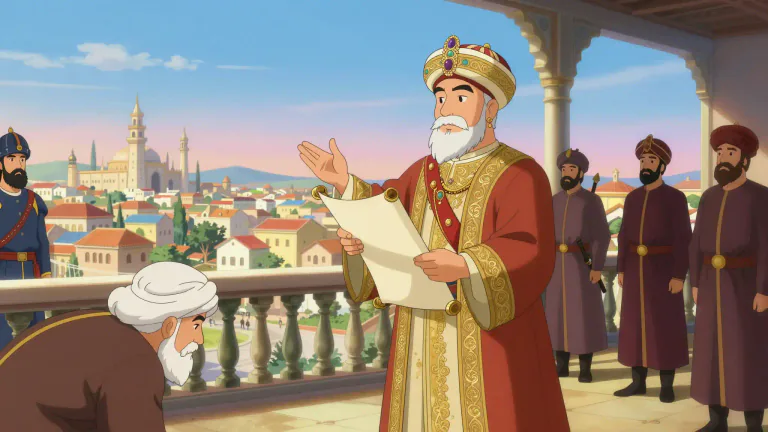 Visual representation of "pasha" - A high-ranking official in the Turkish government during the Ottoman Empire, typically granted powers over a province or territory.