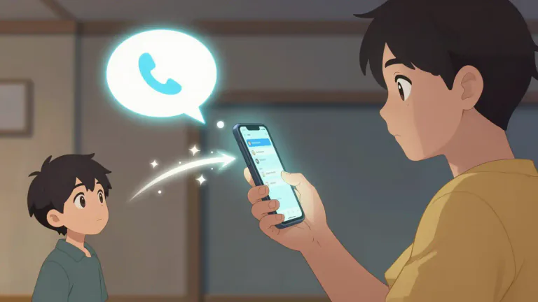 Visual representation of "message" - A piece of information or a request sent by one person to another