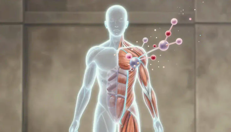 Visual representation of "anabolism" - Anabolism is a metabolic process where complex molecules are formed from simpler ones, leading to growth and the creation of cellular structures.