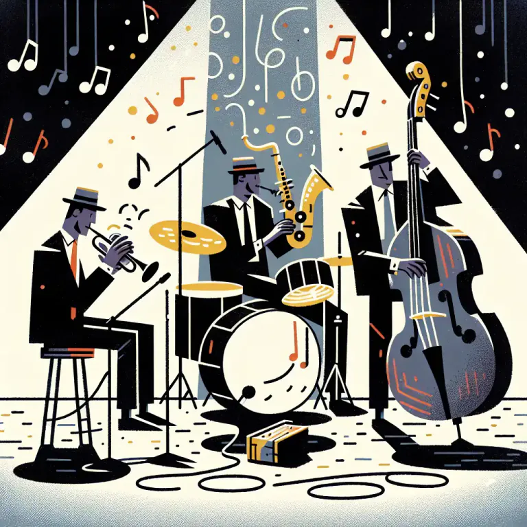 Visual representation of "offbeat" - Referring to music, in an unusual place compared to the regular rhythm