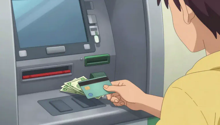 Visual representation of "debit" - An action that involves removing money from a bank account