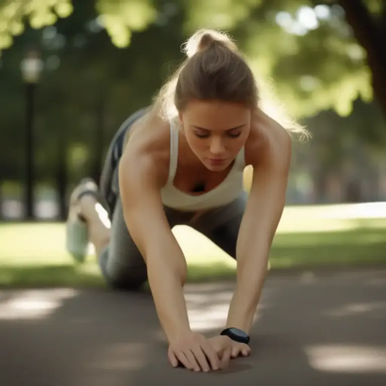 Visual representation of "warm up" - to prepare for physical activity by doing exercises to gradually increase heart rate and body temperature