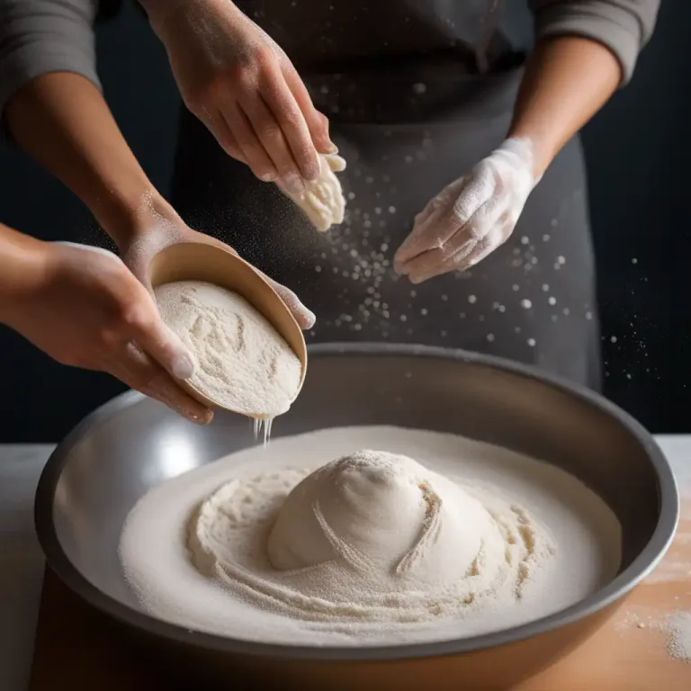 Visual representation of "leaven" - To add leaven to a mixture like dough to make it light and soft.
