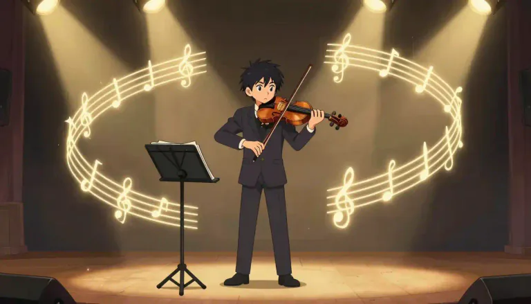 Visual representation of "partita" - A musical composition usually in several movements, often written for a solo instrument.