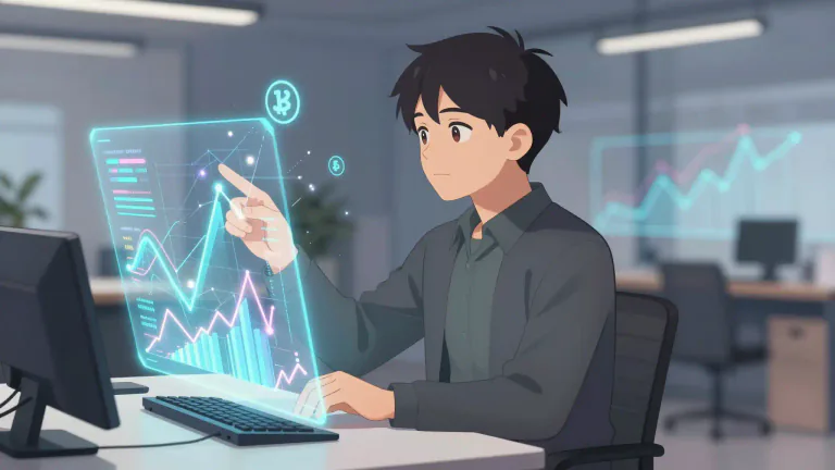 Visual representation of "quant" - A person who uses quantitative techniques in analyzing financial markets or risk.