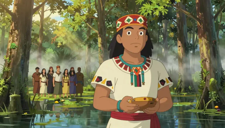 Visual representation of "seminole" - A member of a Native American people originally from Florida and parts of Oklahoma, renowned for their historical resistance to relocation.