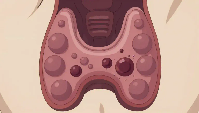 Visual representation of "follicular" - Relating to or affecting follicles, which are small sac-like structures in various tissues.