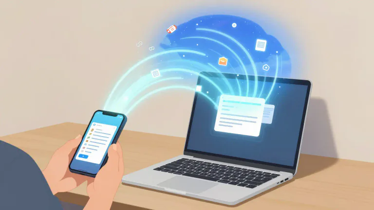 Visual representation of "download" - To move files from a bigger system like the internet to a smaller one like a personal computer or phone.